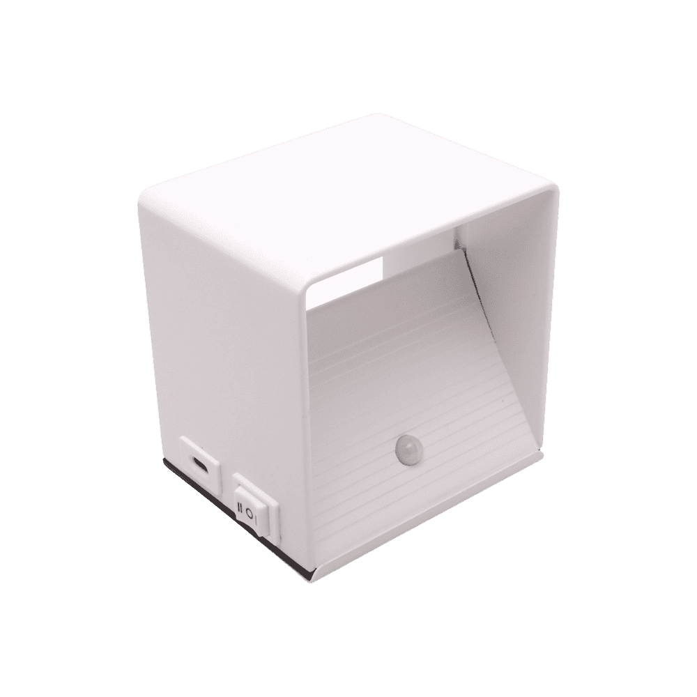 Wandlamp oplaadbaar met sensor wit