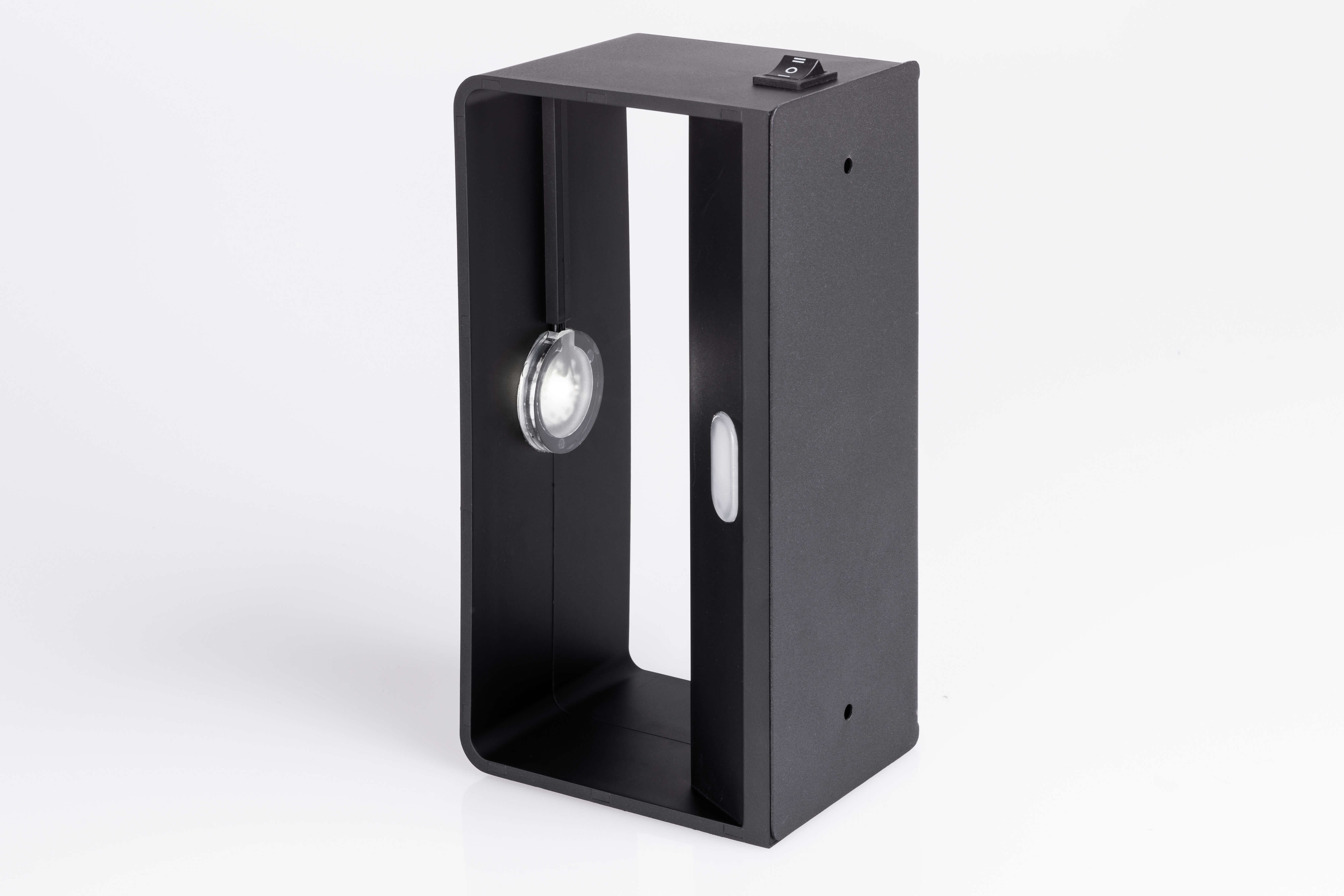 Wandlamp oplaadbaar met sensor en afstandsbediening zwart