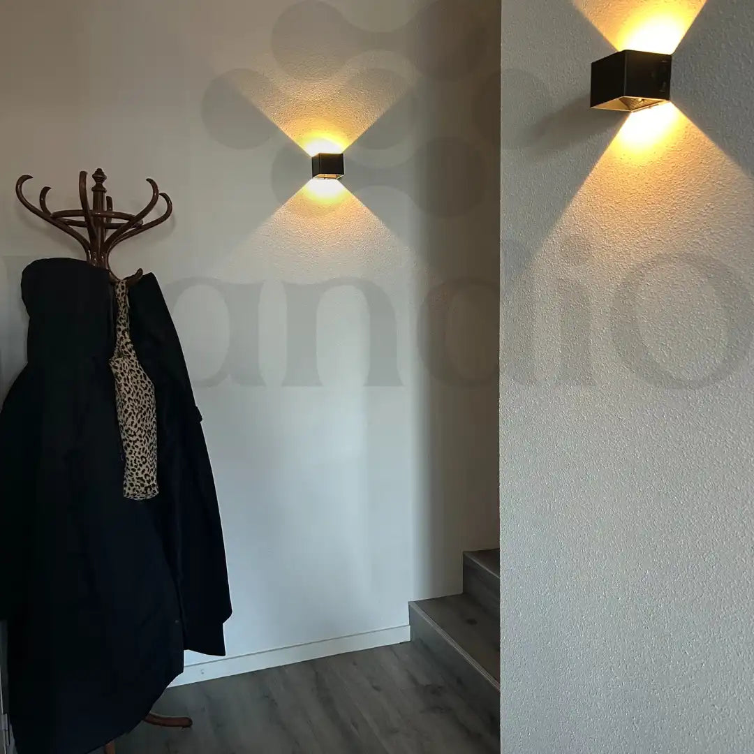 Wandlamp oplaadbaar met sensor zwart