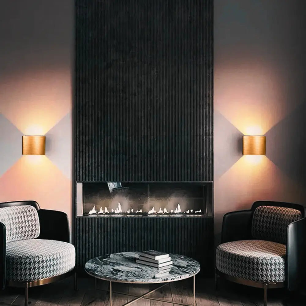 Wandlamp oplaadbaar met sensor en afstandsbediening goud