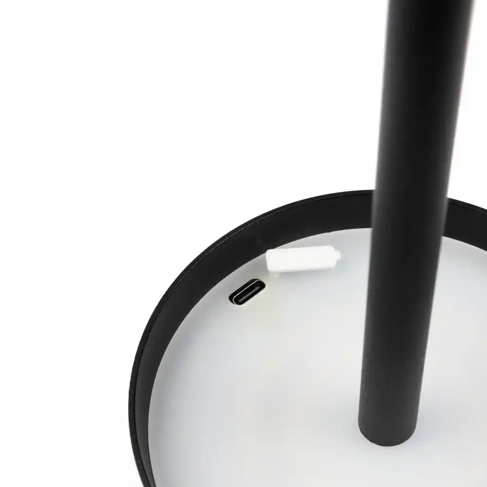 Tafellamp oplaadbaar + dimfunctie zwart