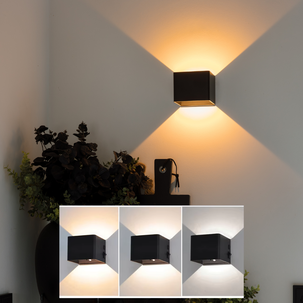 WANDLAMP OPLAADBAAR MET SENSOR SWITCH