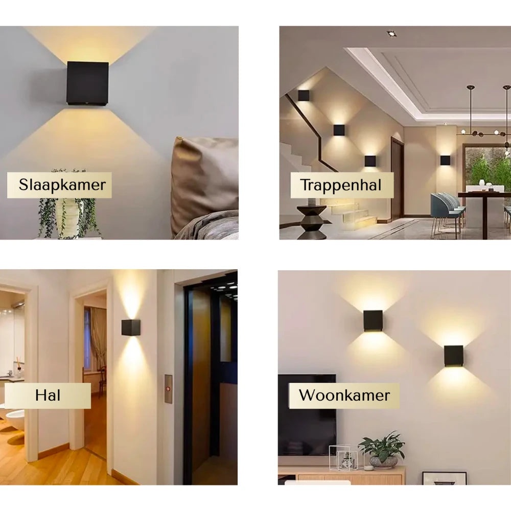 WANDLAMP OPLAADBAAR MET SENSOR SWITCH